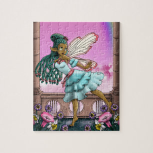 Black Anime Fairy Pussel