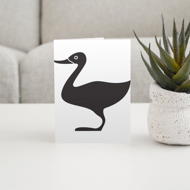 Black Anka Bird Icon Kort (Skapare uppladdad)