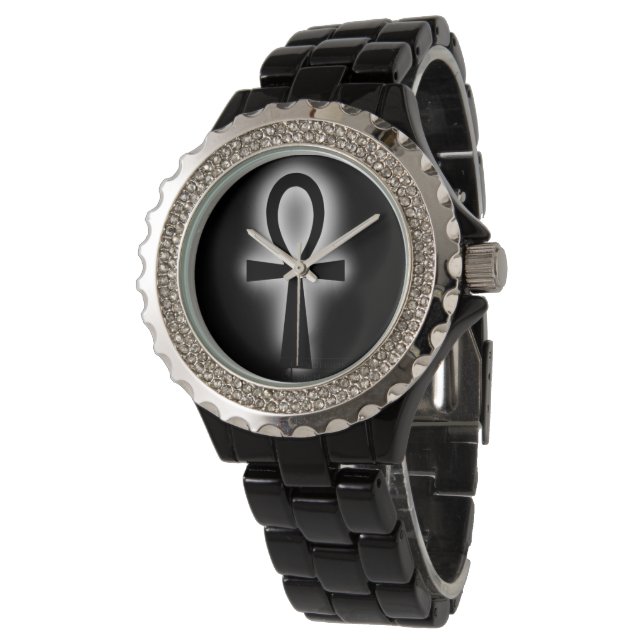 Black Ankh Watch by DAP Apparel Armbandsur (Vinklad)
