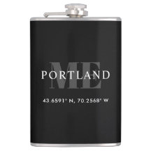 Black Anpassningsbar City koordinerar Latitude Lon