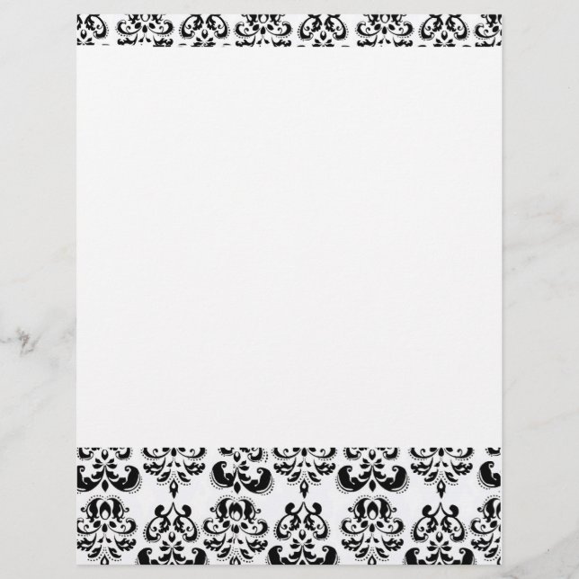 BLACK ANS WHITE DAMASK (Framsida)