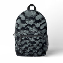 Black & Anthracite Grått Honeycomb