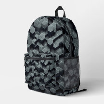 Black & Anthracite Grått Honeycomb