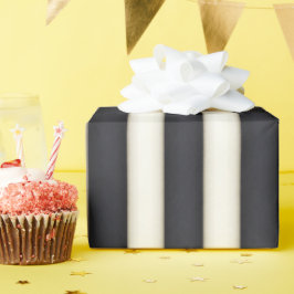 Black & Antique White Victorian Rand Presentpapper