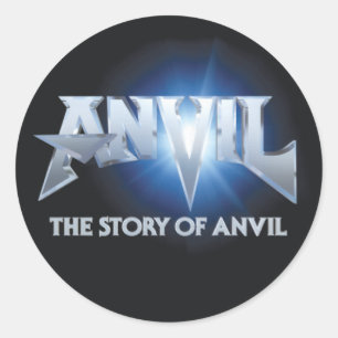 BLACK ANVIL MOVIE LOGOTYP STICKER RUNT KLISTERMÄRKE