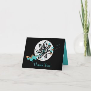 Black Aqua Zen - tackkort