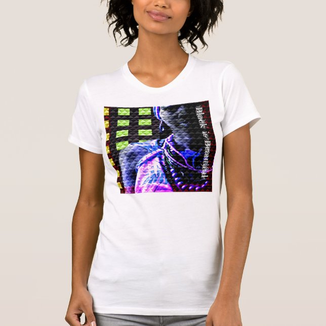 Black är vacker tee (Framsida)