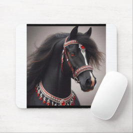Black Arabian Show Horse Musmatta
