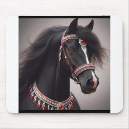 Black Arabian Show Horse Musmatta