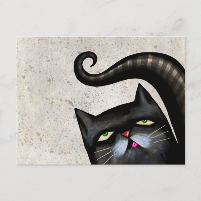 BLACK ART CUTE-vykort Vykort (Framsida)