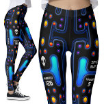 Black Astronaut SciFi Space Girl Alt Robot Leggings<br><div class="desc">Futuristiska Leggings med en klar robotkänsla. Lägg till din egen namn,  din besättning namn,  din frakt och den ilska du arbetar i. Gå med dina vänner på en främmande disco! Dessa dokument har många textområden så att du kan anpassa designen till din egen sci-fi-fantasi.</div>