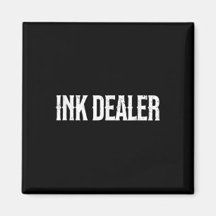Bläck-återförsäljarens rådgivare Tattoo Funny Tatt Magnet