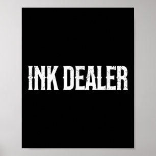 Bläck-återförsäljarens rådgivare Tattoo Funny Tatt Poster