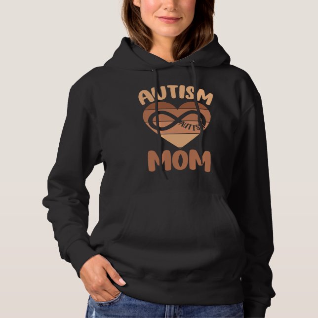 Black Autism Mom Of Autistic Son Kid Neurodiversit T Shirt (Framsida)