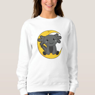 Black Axoltolt på Måne Bra Natt T Shirt