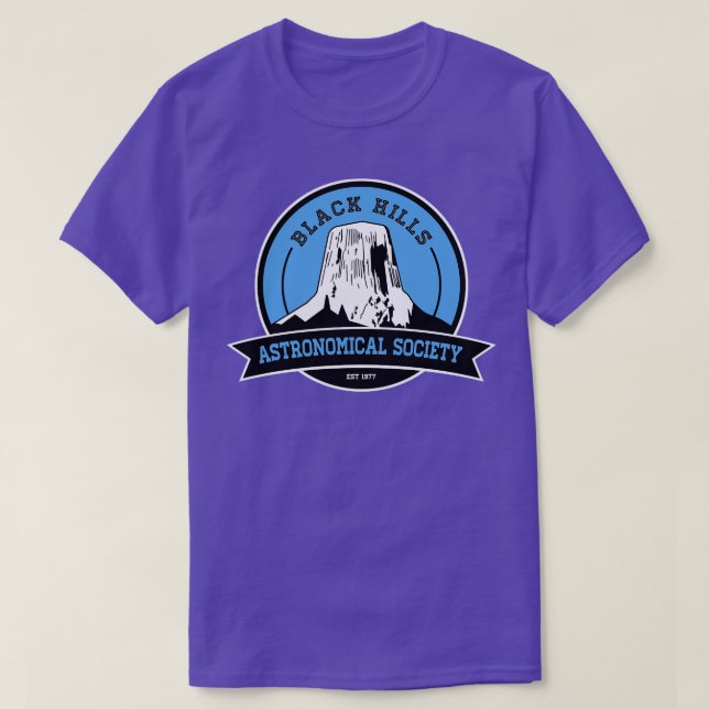 Black Backe Astronomical Society T Shirt (Design framsida)