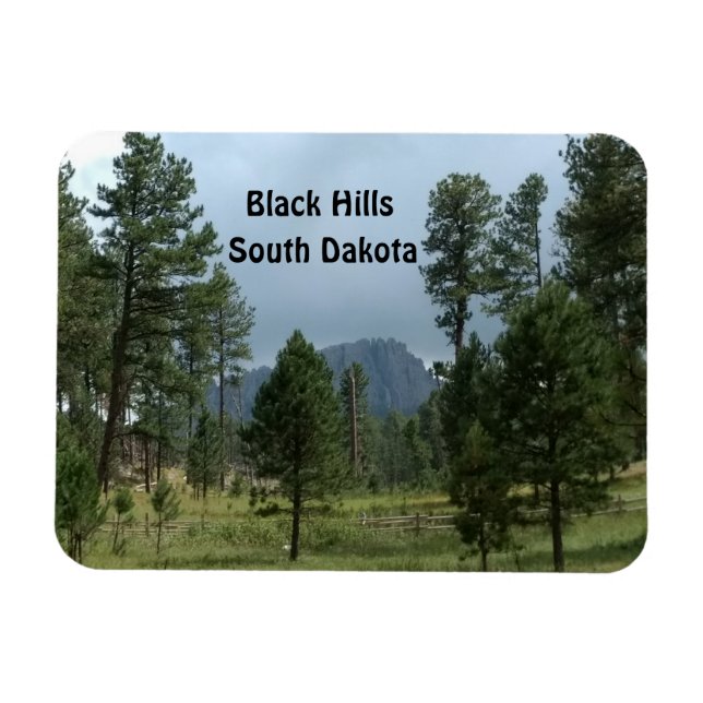 Black Backe, South Dakota Magnet (Horisontell)