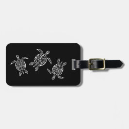 Black Background, vit stamkastare, Adress Bagagebricka