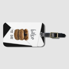 Black Bake My Day Bagagebricka