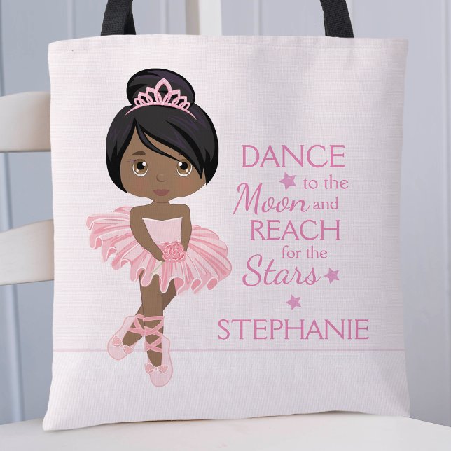 Black Ballerina Personlig Tygkasse (Skapare uppladdad)