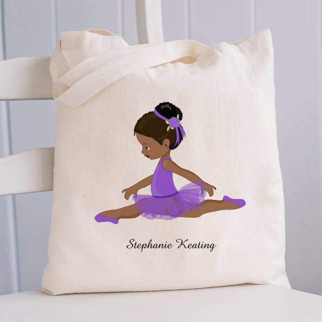 Black Ballerina Personlig Tygkasse (Skapare uppladdad)