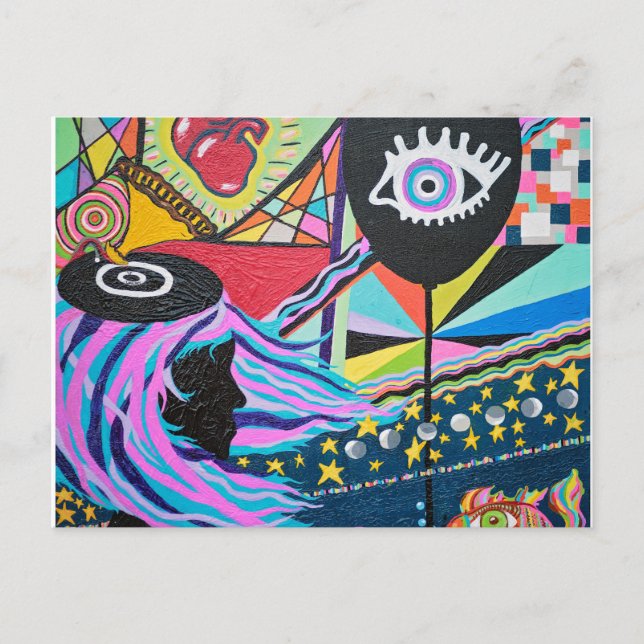 Black Balloon Vykort (Framsida)