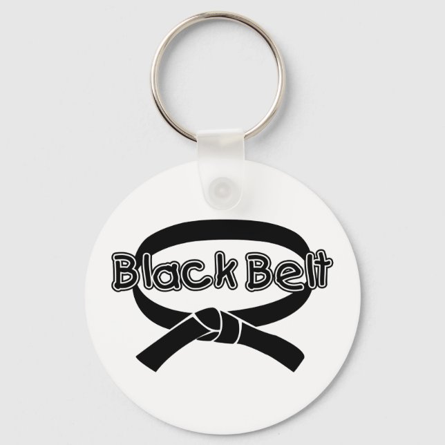 Black Bälte 2 Nyckelring (Framsida)