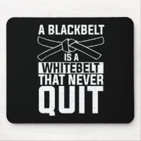 Black Bälte är en vit som aldrig avslutar MMA-cita