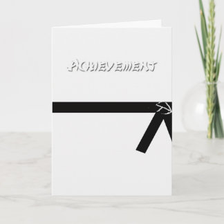 Black Bälte Card Kort