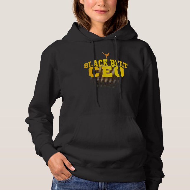 Black Bälte Ceo Entrepreneur T Shirt (Framsida)