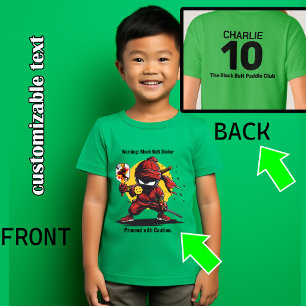 Black Bälte Dinker T Shirt