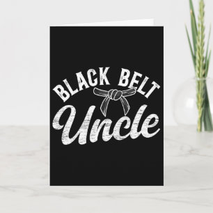 Black Bälte farbror Karate farbror Proud Karate Kort