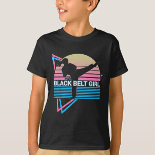 Black Bälte Girl - Judo Karate Jiu Jitsu Taekwondo T Shirt