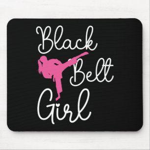 Black Bälte Girl - Karate Taekwondo Kung fu Jiu Ji Musmatta