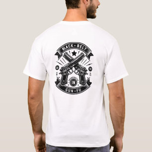 Black Bälte Gun Fu Grandmaster T Shirt