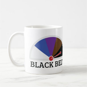 Black Bälte Jiu Jitsu Kaffemugg