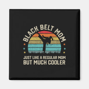Black Bälte Mamma Karate Jiu Jitsu Taekwondo Marti Magnet