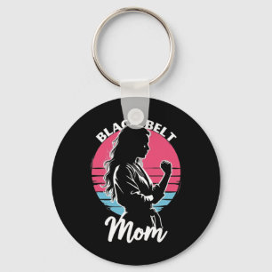 Black Bälte Mamma Martial Arts Karate Jiu-jitsu Ta Nyckelring