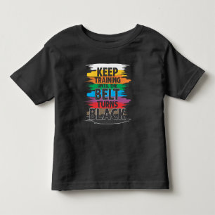 Black Bälte Martial Art Training Karate TaeKwonDo T Shirt