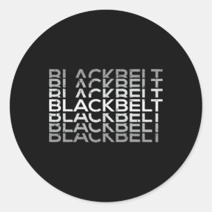 Black-bälte Martial Arts Karate Taekwondo Tkd Jiu Runt Klistermärke