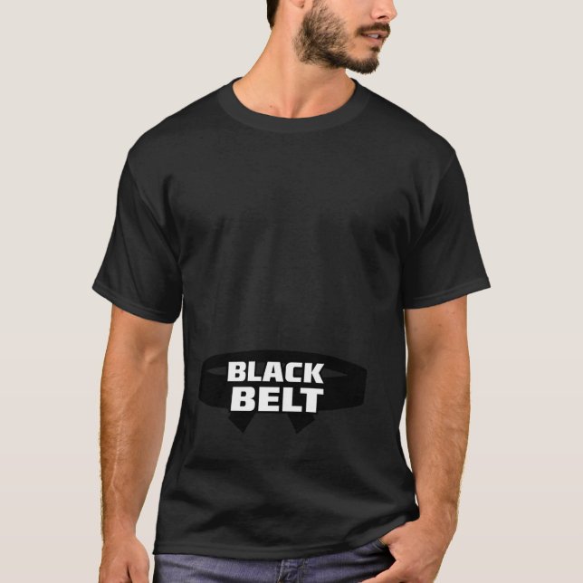 Black Bälte Master T Shirt (Framsida)