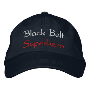 Black Bälte Superhjälten Baseball Cap Broderad Keps