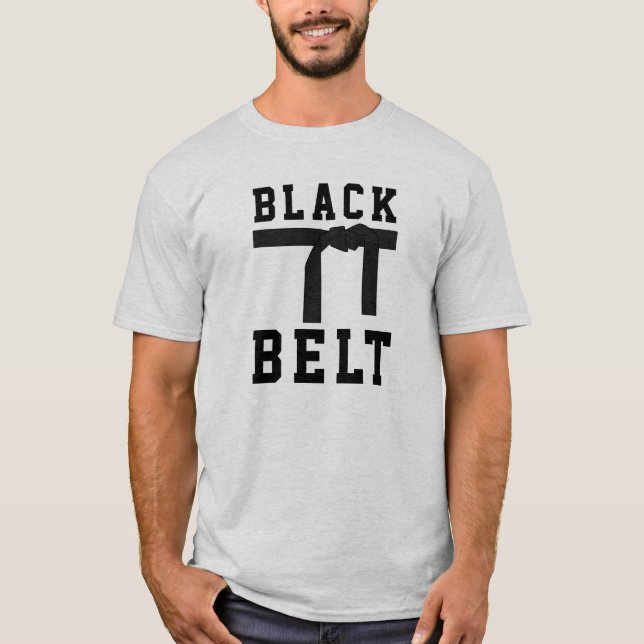 Black Bälte T Shirt (Framsida)