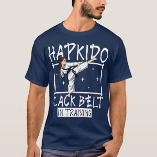 Black bälte under träningen i Hapkido T Shirt