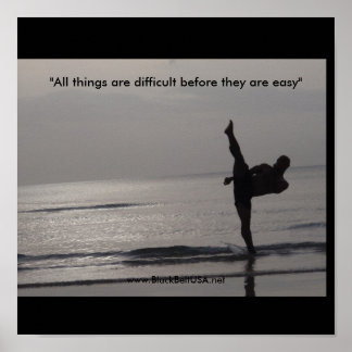 Black Bälte USA Poster 2