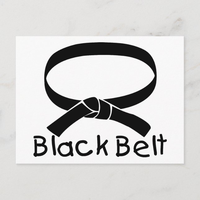 Black Bälte Vykort (Framsida)