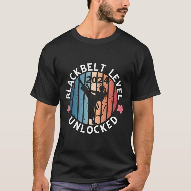 Black Bälte Women Achievement Gift T Shirt (Framsida)