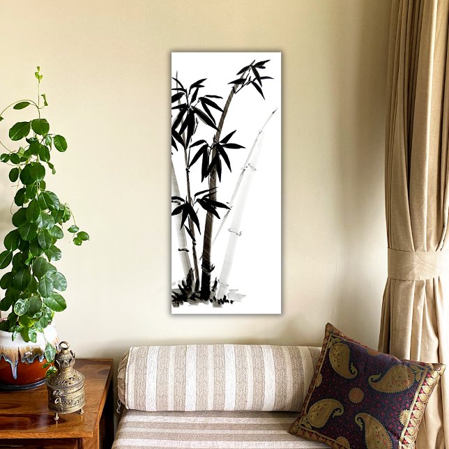 Black Bamboo - Bläck Fototryck (Skapare uppladdad)