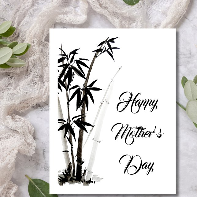 Black Bamboo - Bläck Vykort (Skapare uppladdad)