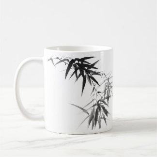 Black Bamboo Twig Kaffemugg